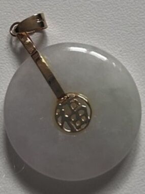 Lavender Jade 14 KT. Pendant LOW $$$